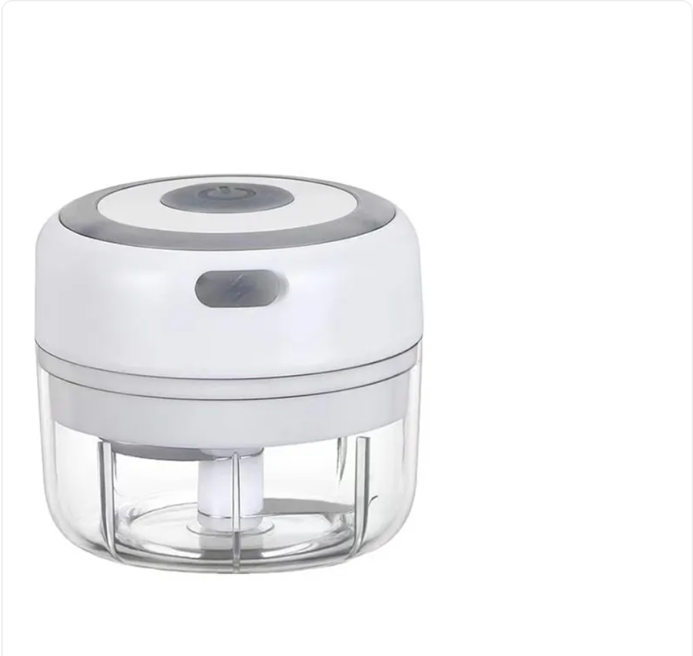 Mini Electric Garlic Chopper – One-Button Rechargeable Food Mincer for Garlic, Ginger & Vegetables
